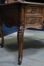 style Walnut Louis XV desk 19 th century