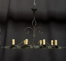 style Wrought iron chandelier