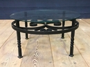 style Wrought iron round coffee table